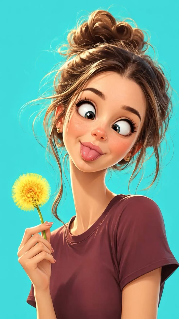 Funny 3D cartoon portrait created from a ChatGPT image prompt
