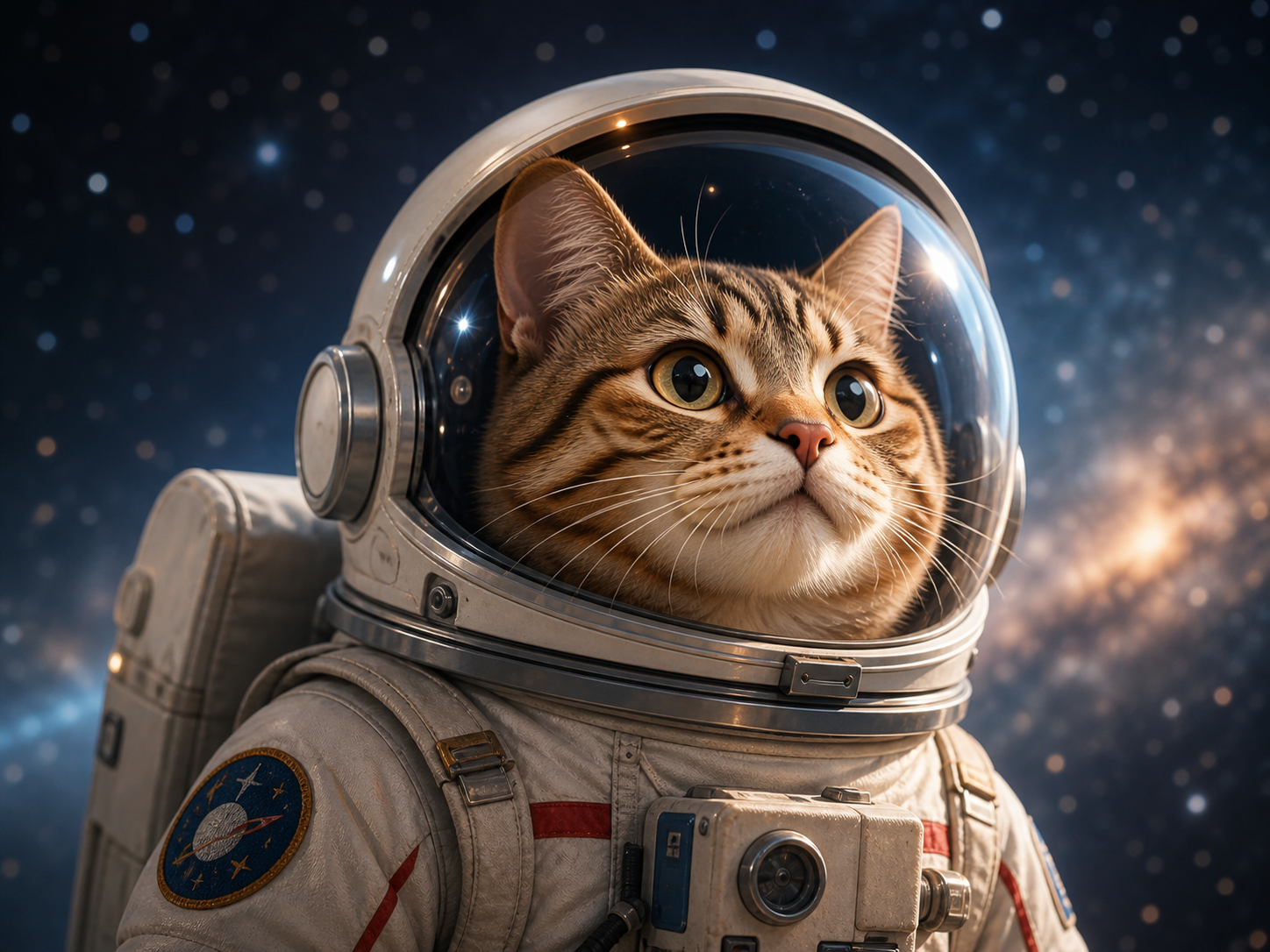 宇航员猫咪 AI 写真示例